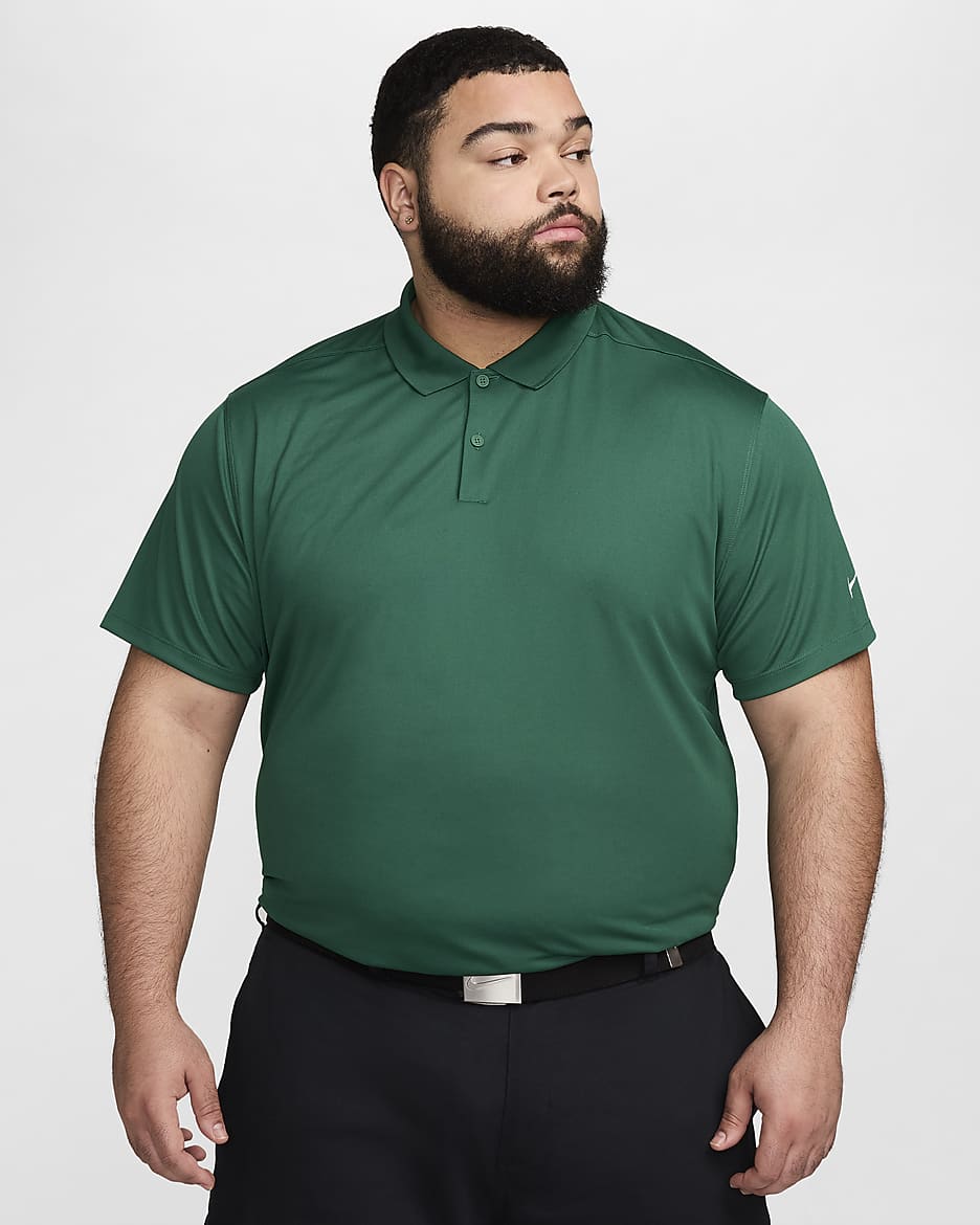 Nike golf polo green best sale